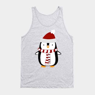 Christmas Penguin Tank Top